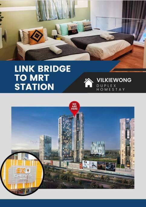 Rumah percutian Kl Duplex With Balcony@ekocheras Mrt Kuala Lumpur